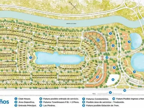 Lote en venta en Barrio Castaños, Nordelta. - Foto 0