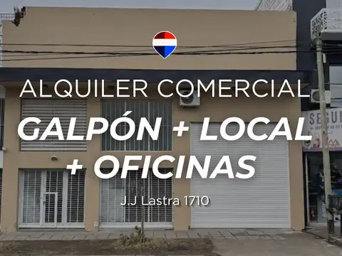 Alquiler galpon, local y oficinas