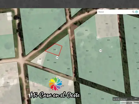 Terreno en Venta de 36,0 m2