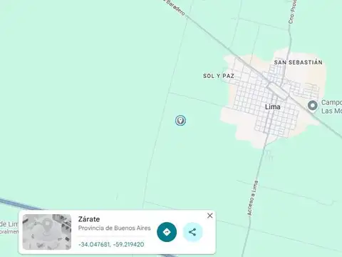 Terreno en Lima, Zárate - Excelente acceso a Panamericana