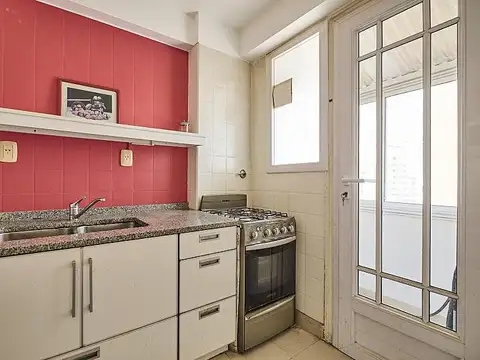 Departamento 2 ambientes Luminoso Muy buen estado Vista abierta en Belgrano