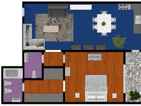 Departamento en Alquiler de 2 ambientes