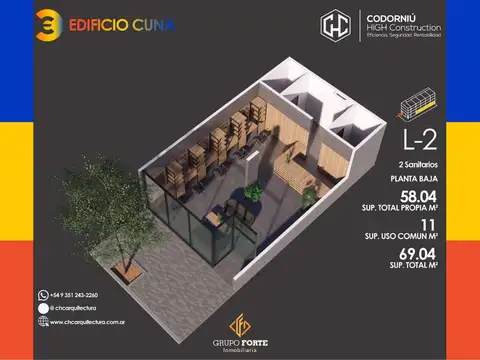 Departamento en Venta Apto profesional