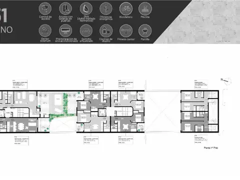 Departamento 3 ambientes con 2 baños