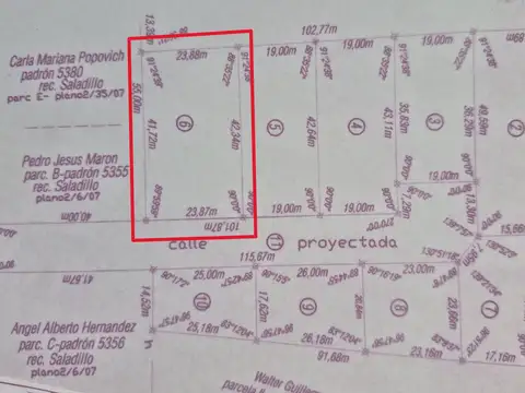 Terreno en Venta en Trapiche, USD 23.000