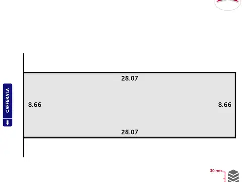 Cafferata y Cordoba - Terreno. 