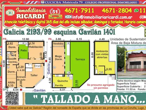 CASA ideal ARTESANO es VIVIENDA  y TALLER TODO EN UNO