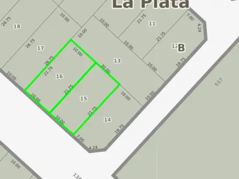 Lote en venta la plata