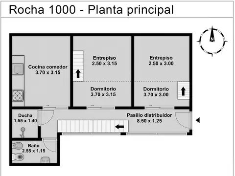 Departamento en Venta en Barracas, USD 75.000