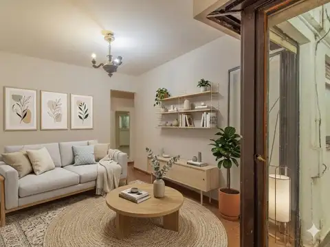 VENTA DEPARTAMENTO DOS AMBIENTES. VILLA CRESPO. PATIO. APTO CREDITO