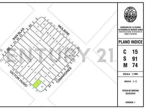 Terreno en Venta en Villa Luro, CABA
