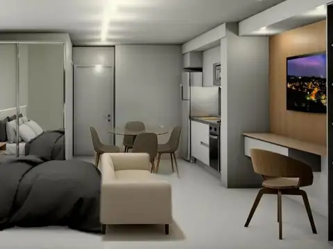 Departamento Monoambiente con 1 baño