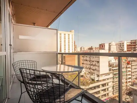 Monoambiente c balcón seguridad amenities piso 12