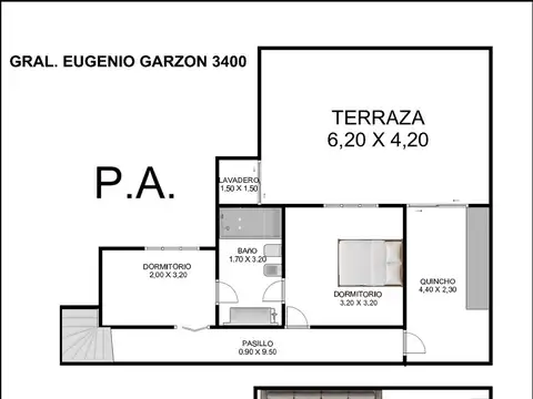 Depto Tipo Casa en Venta de 5 ambientes