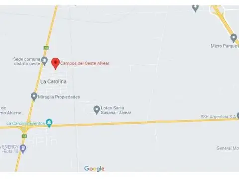 Campos del Oeste (Alvear) - Terreno de 312mts2