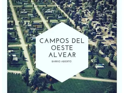 Campos del Oeste (Alvear) - Terreno de 312mts2
