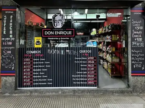 Fondo de Comercio fiambreria a la venta en el barrio de Almagro