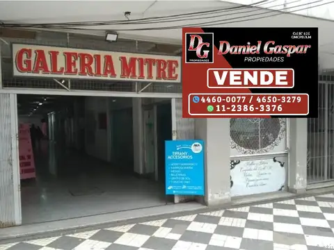 VENTA – LOCAL COMERCIAL EN GALERÍA
