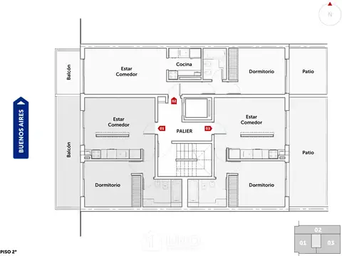 Buenos Aires 1000, Piso 02