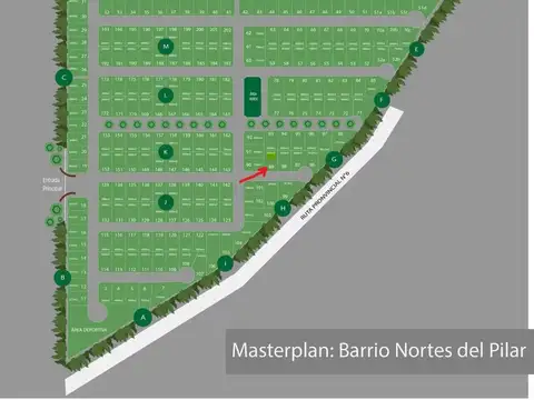 VENTA LOTE CENTRAL  BARRIO NORTES DEL PILAR