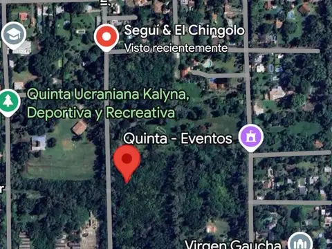 Terreno en Venta 113  mts Fondo