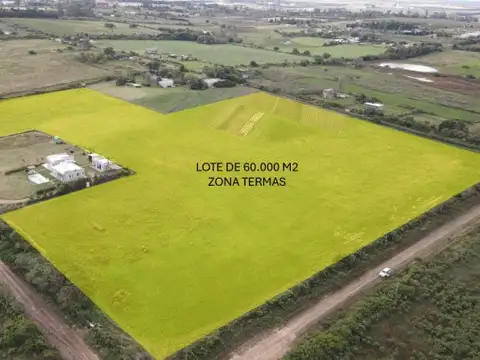 Terreno de 60.000 m2 con vistas a la laguna del pescado, zona termas