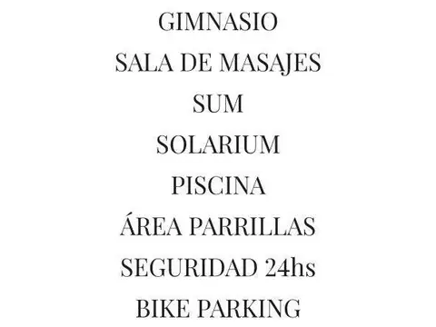 3 AMB. CERVIÑO 3900. PALERMO CHICO. EN CONSTRUCC. AMENITIES