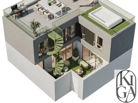Depto Tipo Casa en Venta de 3 dormitorios