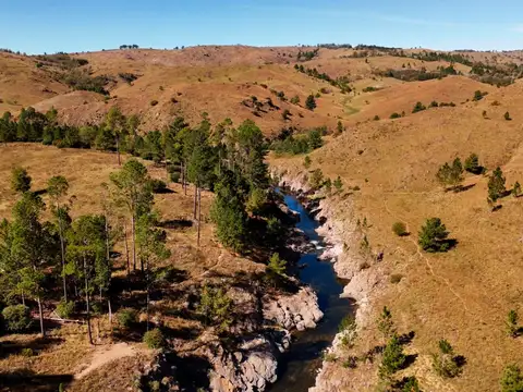 Magnifica fracción de 3 HA. Con Costa de Arroyo y bajada al Río. San Miguel de los Rios. Calamuchita