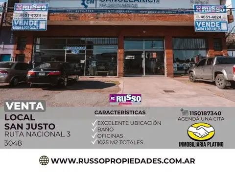 Local Comercial en Venta De 877 M² cubiertos en San Justo