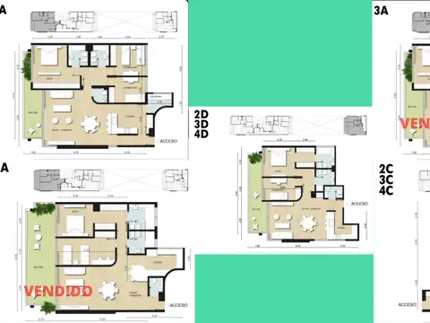 Departamento en Venta de 4 ambientes