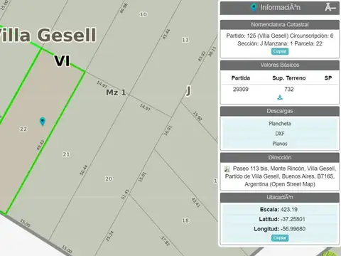 Dos terrenos venta en Villa Gesell bien ubicados