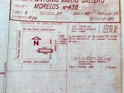 Terreno en Venta 33  mts Fondo