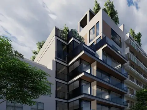 VENTA en construcción departamento monoambiente con BALCON TERRAZA en Villa Crespo