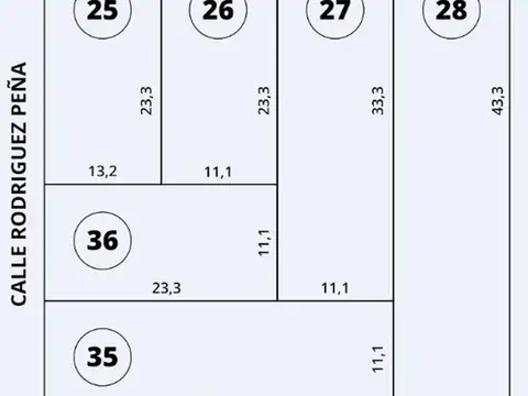 En venta Lotes, Alvear , Marcos Paz, Cod. 1194/30