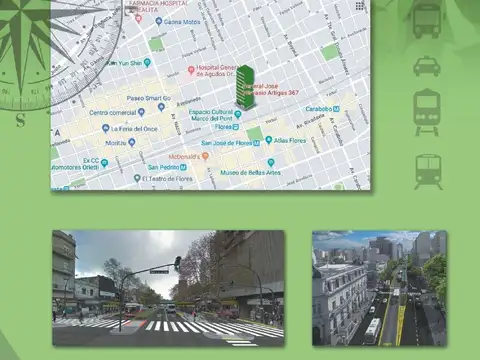 Departamento Monoambiente con 1 baño