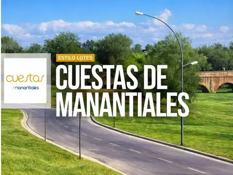 Terreno en Venta en Cuestas De Manantiales, Countries y Barrios Cerrados en Cordoba Capital