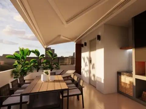 Departamento Monoambiente con 1 baño