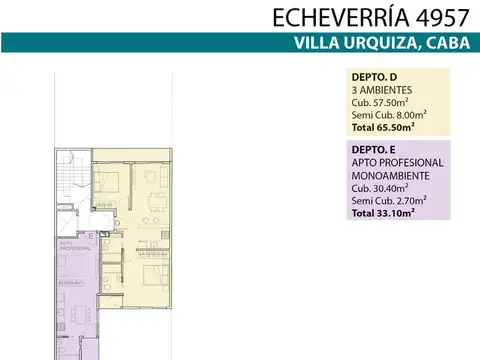 Departamento en Venta en Villa Urquiza, USD 199.000