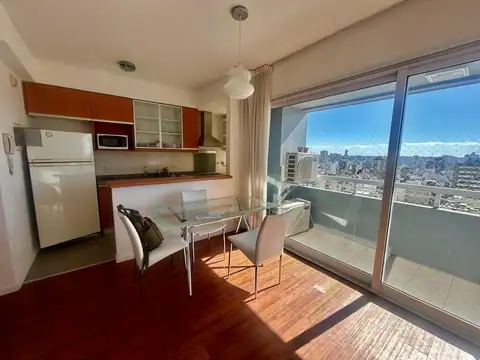 ALQUILER  2 AMB TORRE LAS PLAZAS COCHERA VISTA RIO