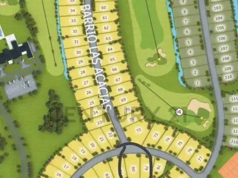 Venta Lote 1786 m2 en Coronel Brandsen Harás del sur III Barrio Las Acacias