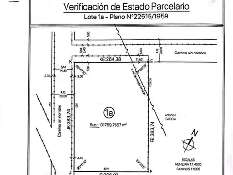 VENTA – Campo de 10 hectáreas en Capitán Bermúdez / Ibarlucea. Suelo 1.