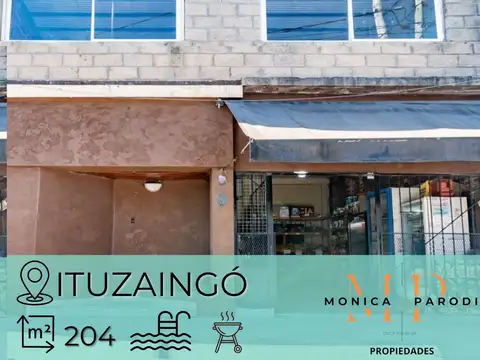 CASA CON PILETA EN VENTA EN ITUZAINGO, A DOS CUADRAS DE ACCESO OESTE Y MARTIN FIERRO