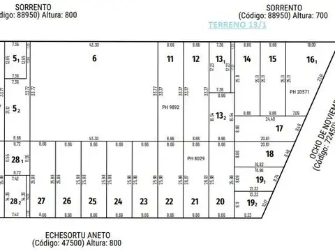 Terreno en Venta en Alberdi, USD 70.000