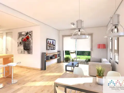 Departamento 2 ambientes con 1 baño