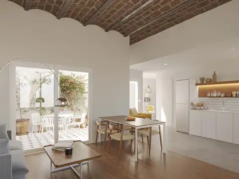 PH 2 ambientes con patio en Planta baja en construccion