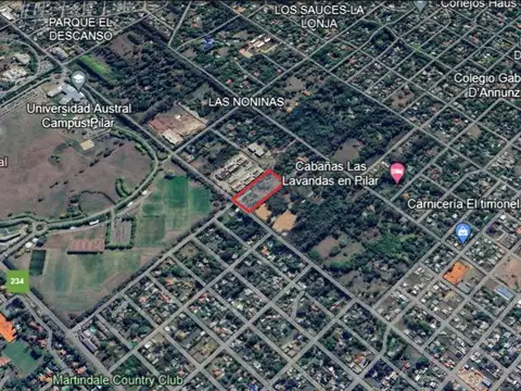 Terreno de 9.800 m2  en  venta - Lonja Pilar - a metros de Universidad Austral