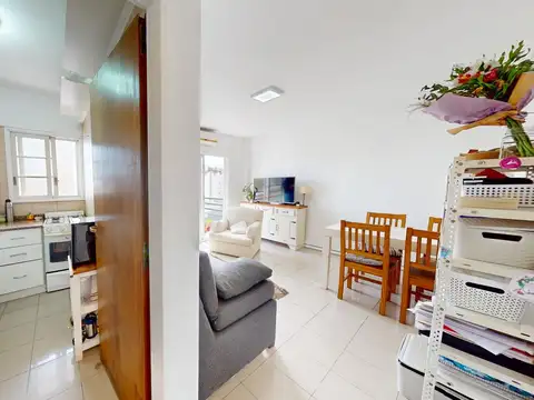 Departamento 2 ambientes con 1 baño