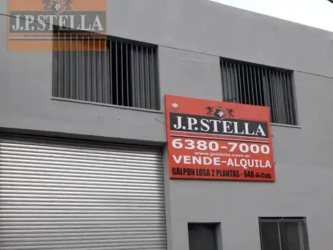 Galpón Industrial de Losa - 650 m² Cubiertos en 2 Plantas sobre Lote 10 x 33 - San Justo