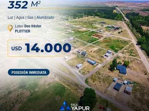 TERRENO EN VENTA, PLOTTIER, LOTEO DON HÉCTOR